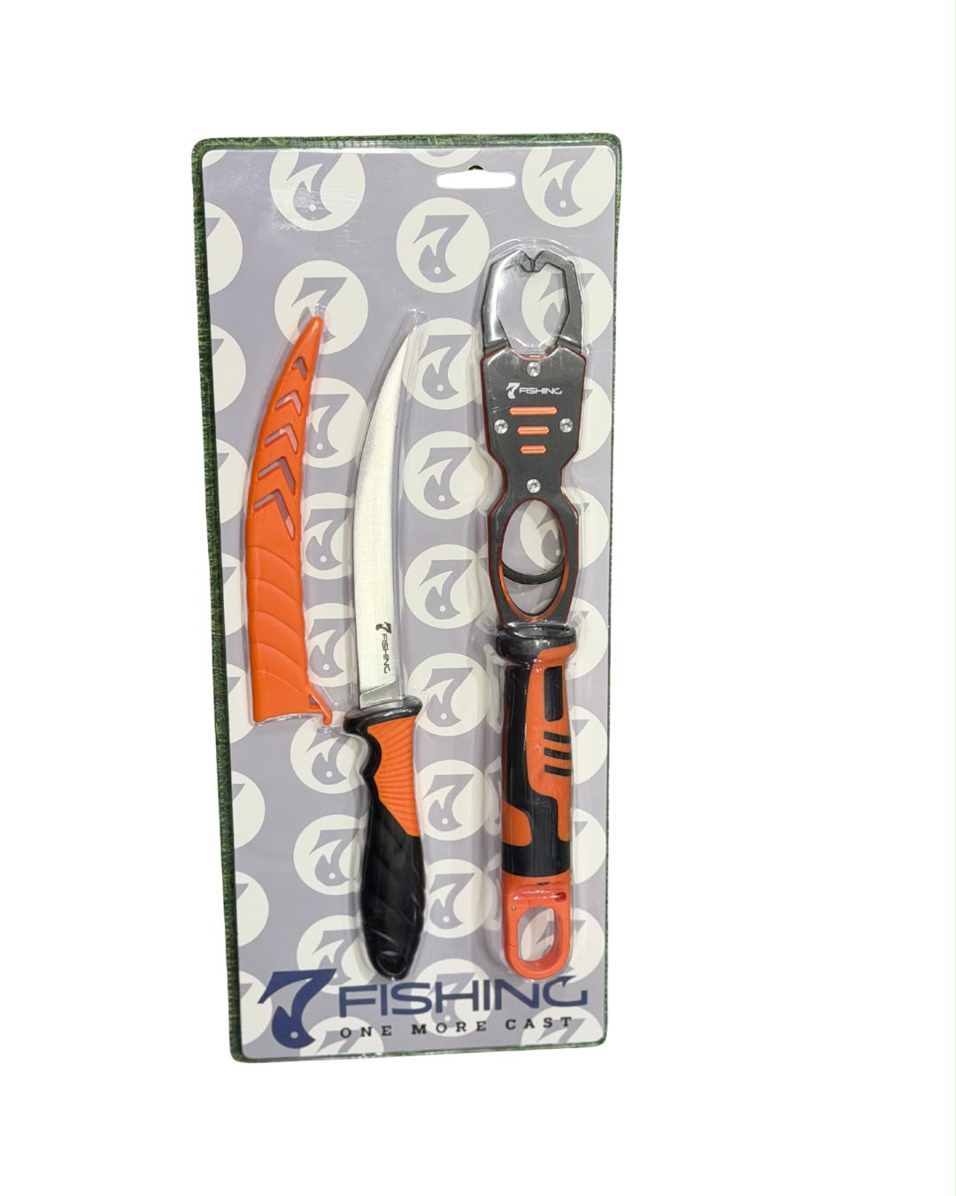 CUCHILLO Y GRIP METALICO 7FISHING