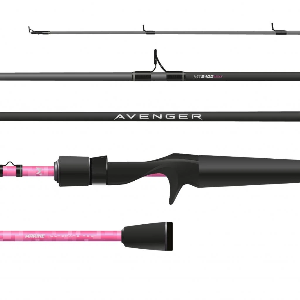 Caña Avenger PINK baitcasting