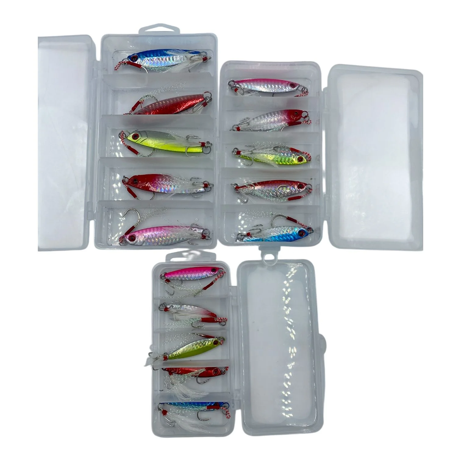 Caja señuelos con 5 jigs 30G - foto 2